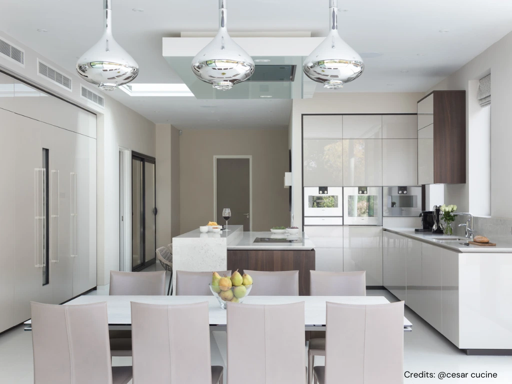 Copertina cucina open space Luxar