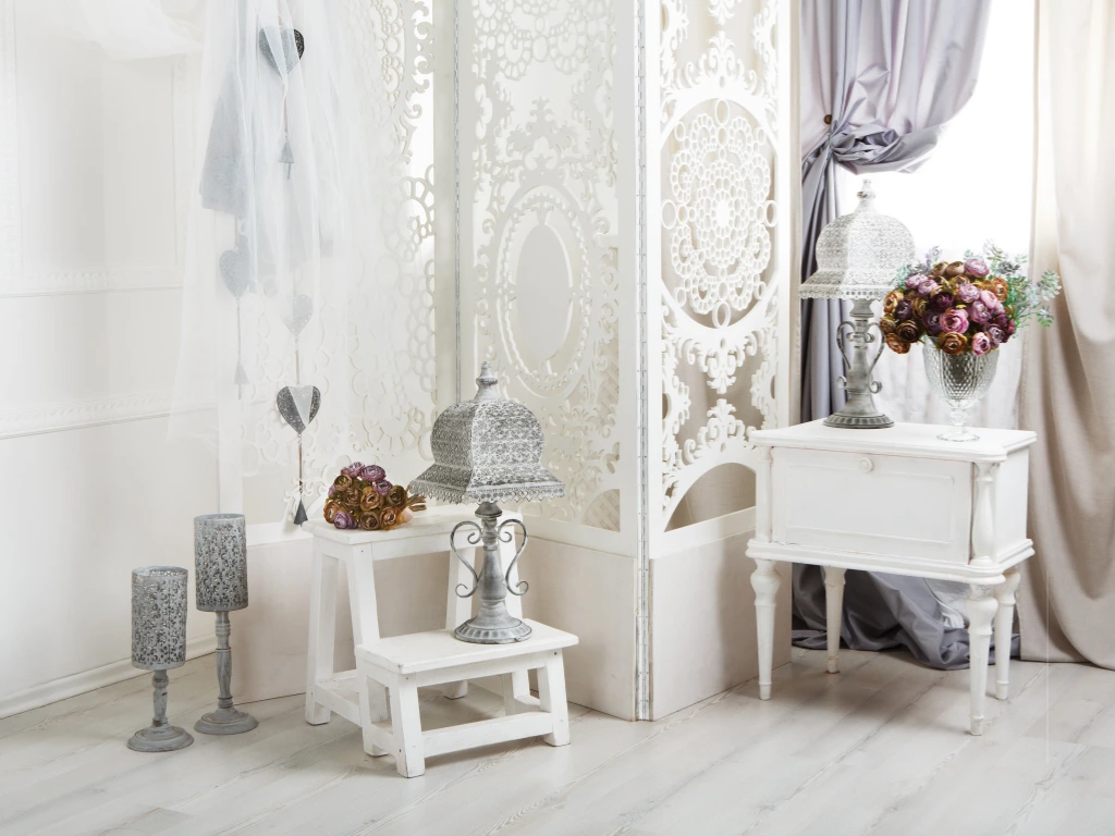 arredamento bianco shabby chic luxar